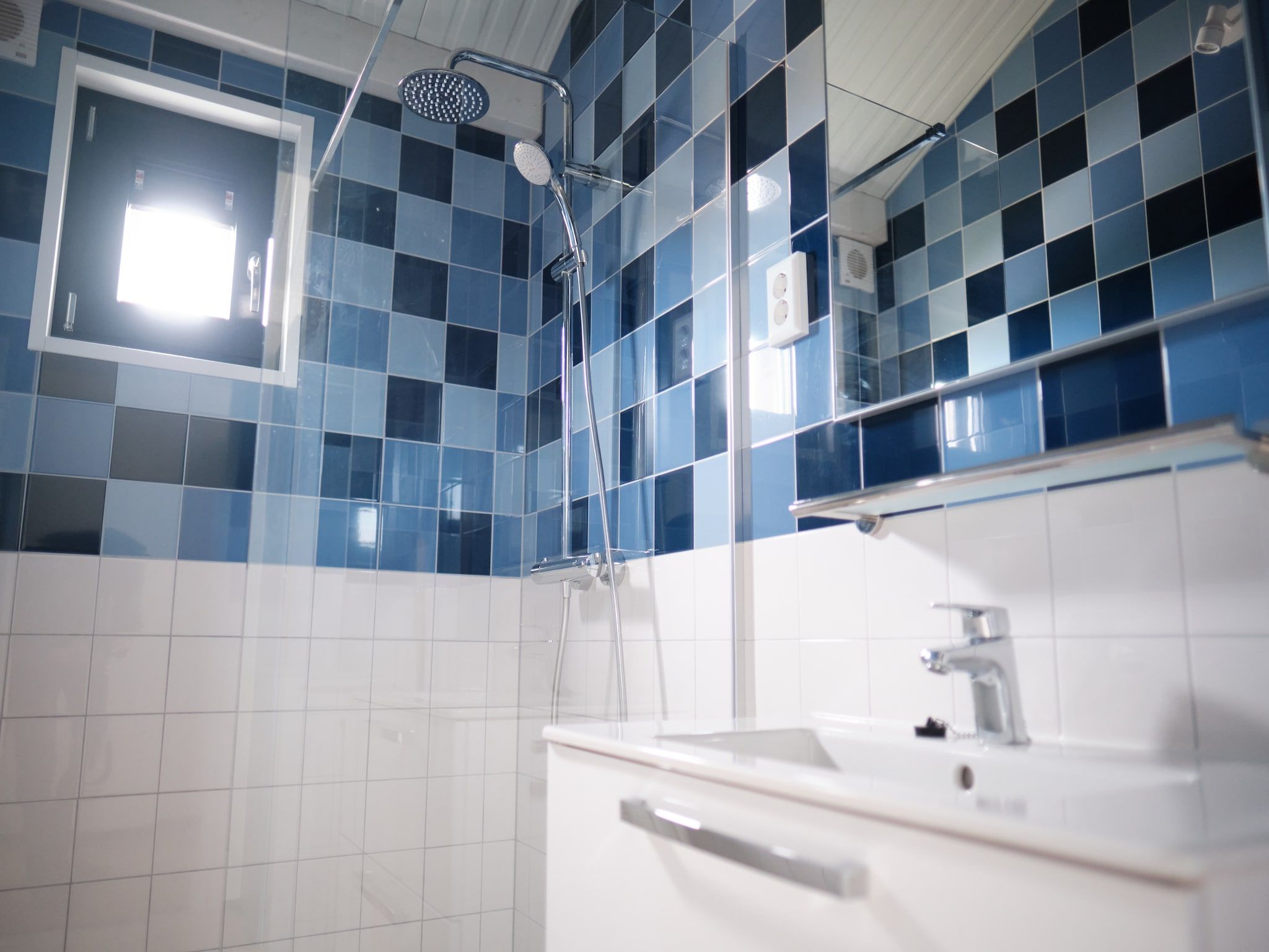 De badkamer van Resort Callantsoog 1 in Callantsoog