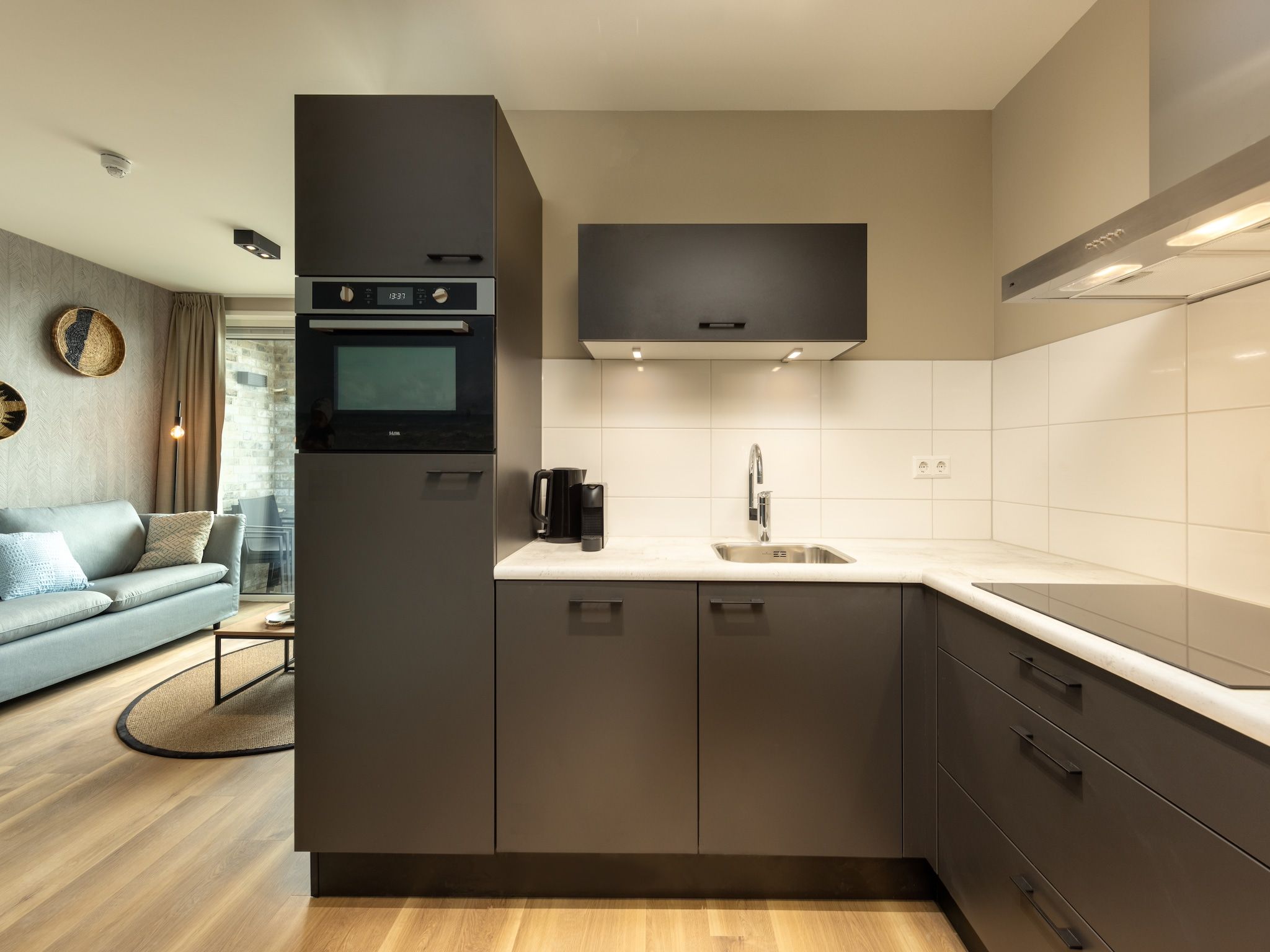 De keuken van Residentie de Graaf van Egmont 10 in Egmond aan zee