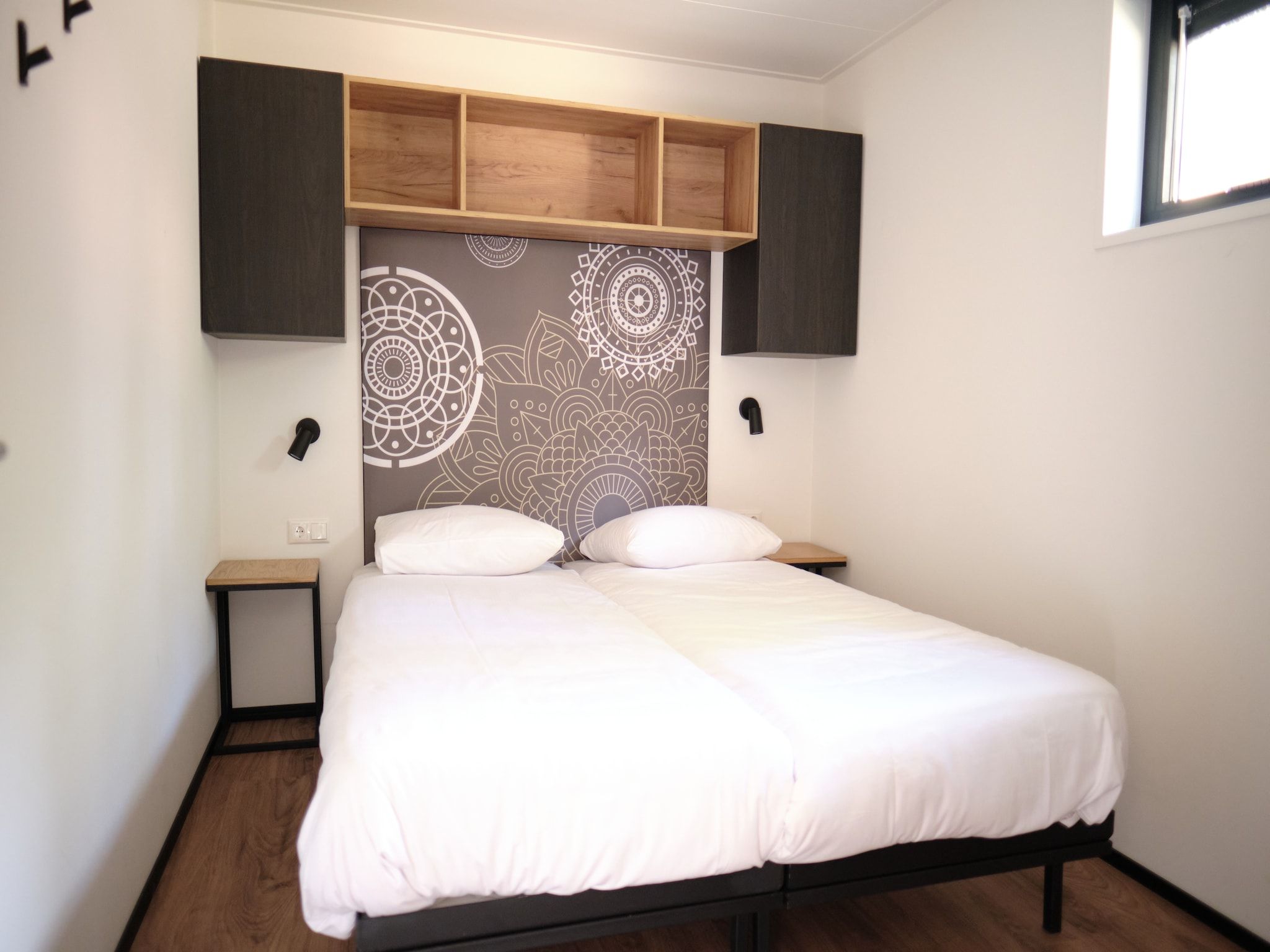 Een slaapkamer van Resort Gulpen 1 in Gulpen