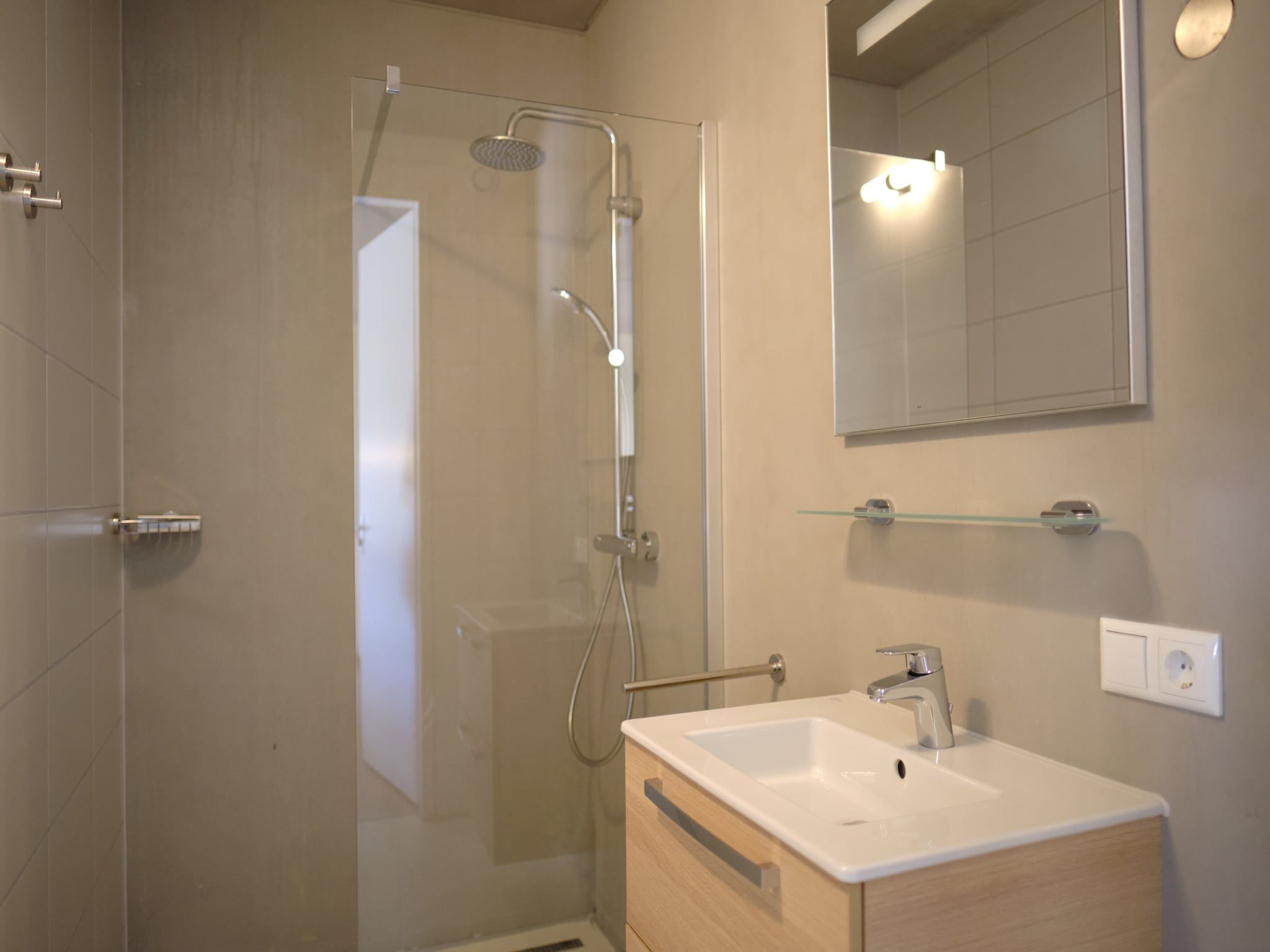 De badkamer van Resort Gulpen 4 in Gulpen