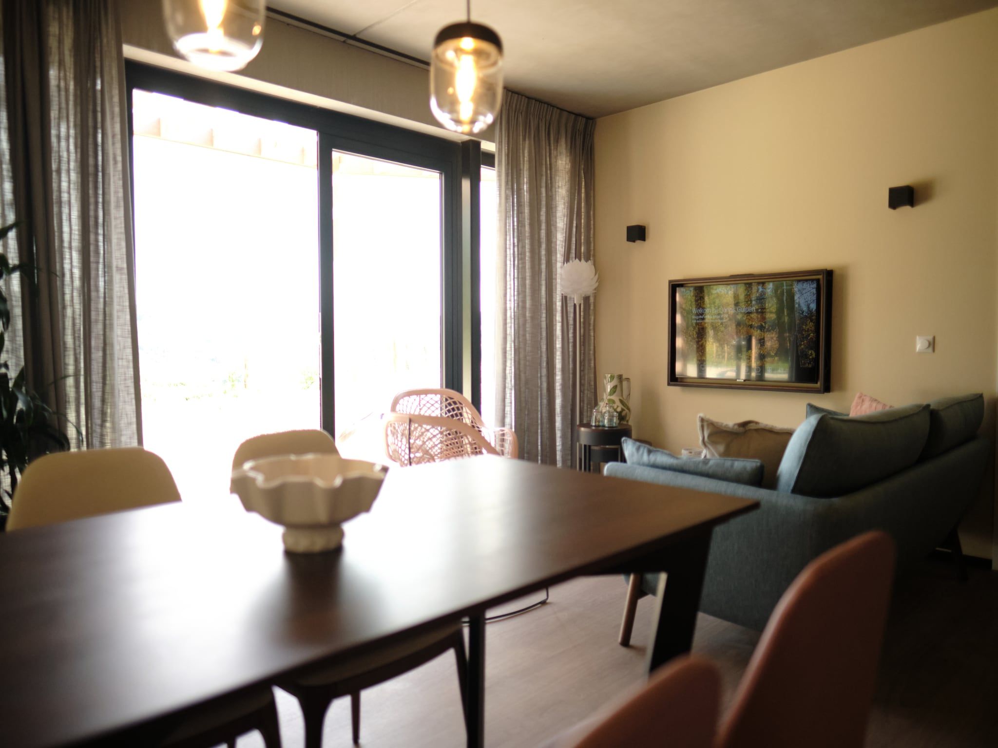 De woonkamer van Resort Gulpen 4 in Gulpen