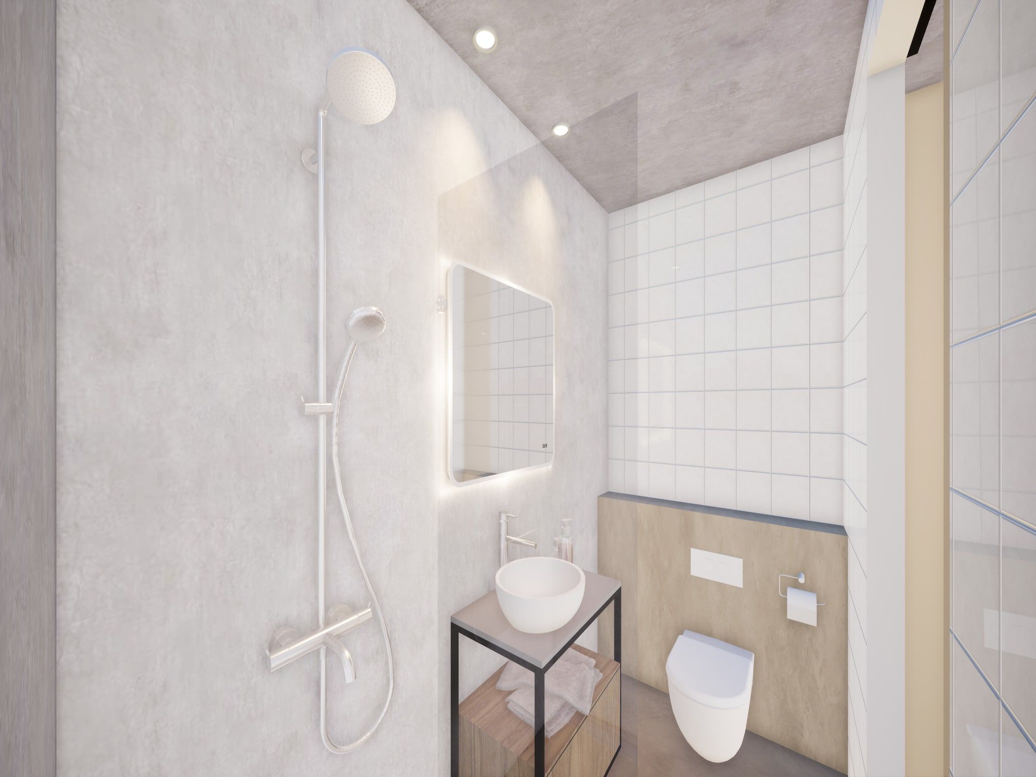 De badkamer van Resort Gulpen 5 in Gulpen