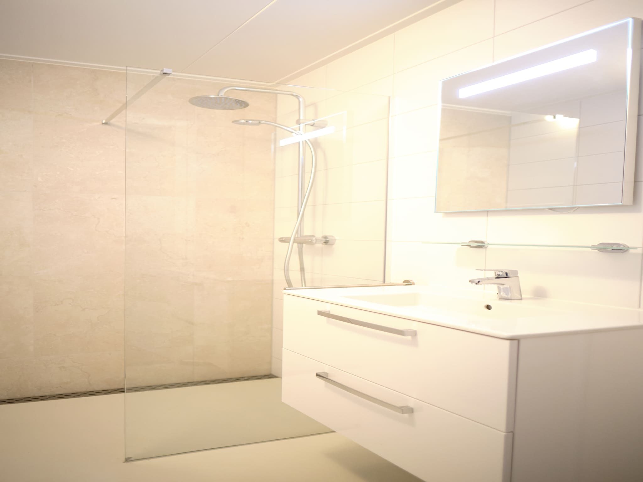 De badkamer van Resort Gulpen 6 in Gulpen