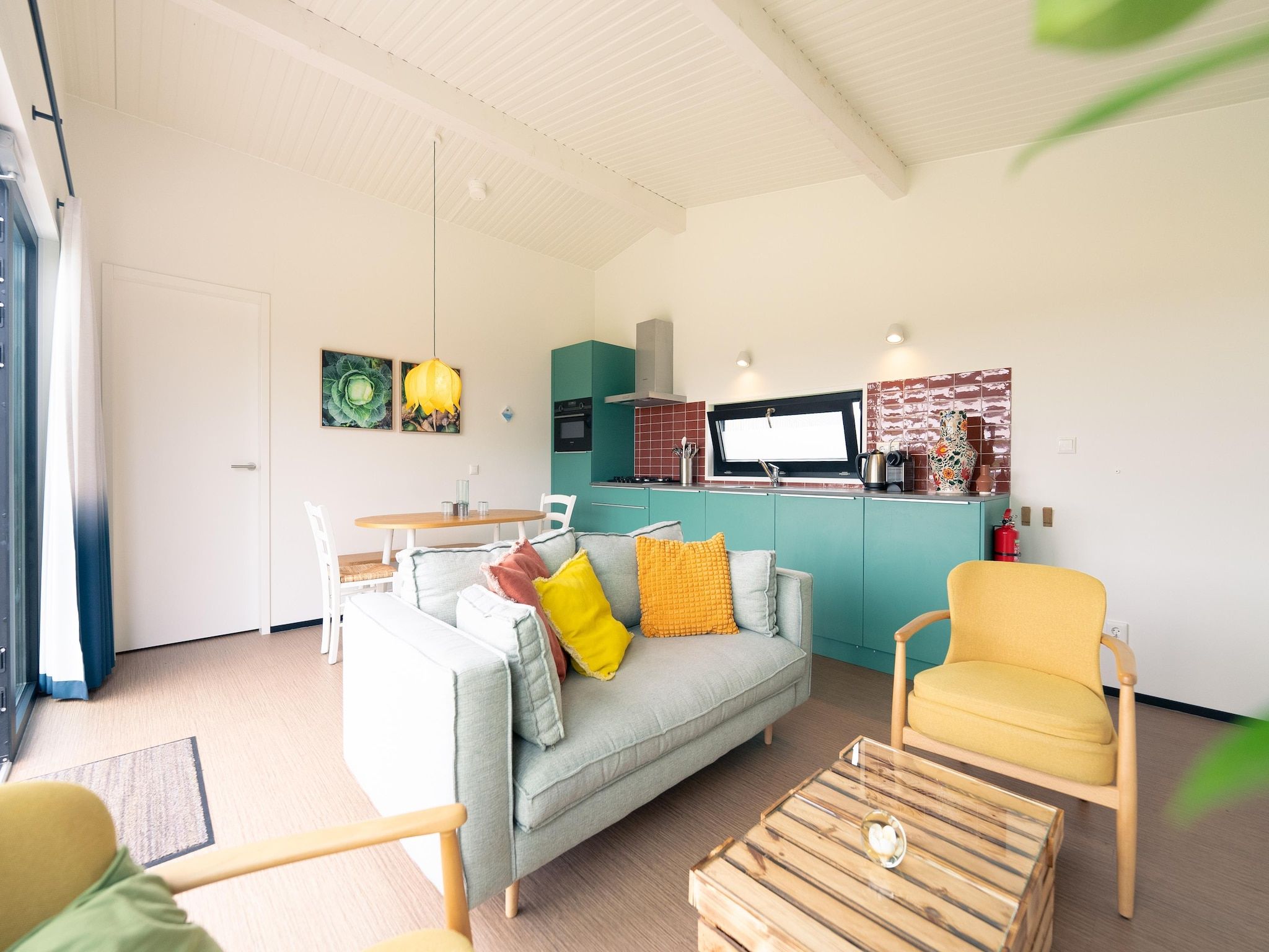 De woonkamer van Resort Callantsoog 3 in Callantsoog