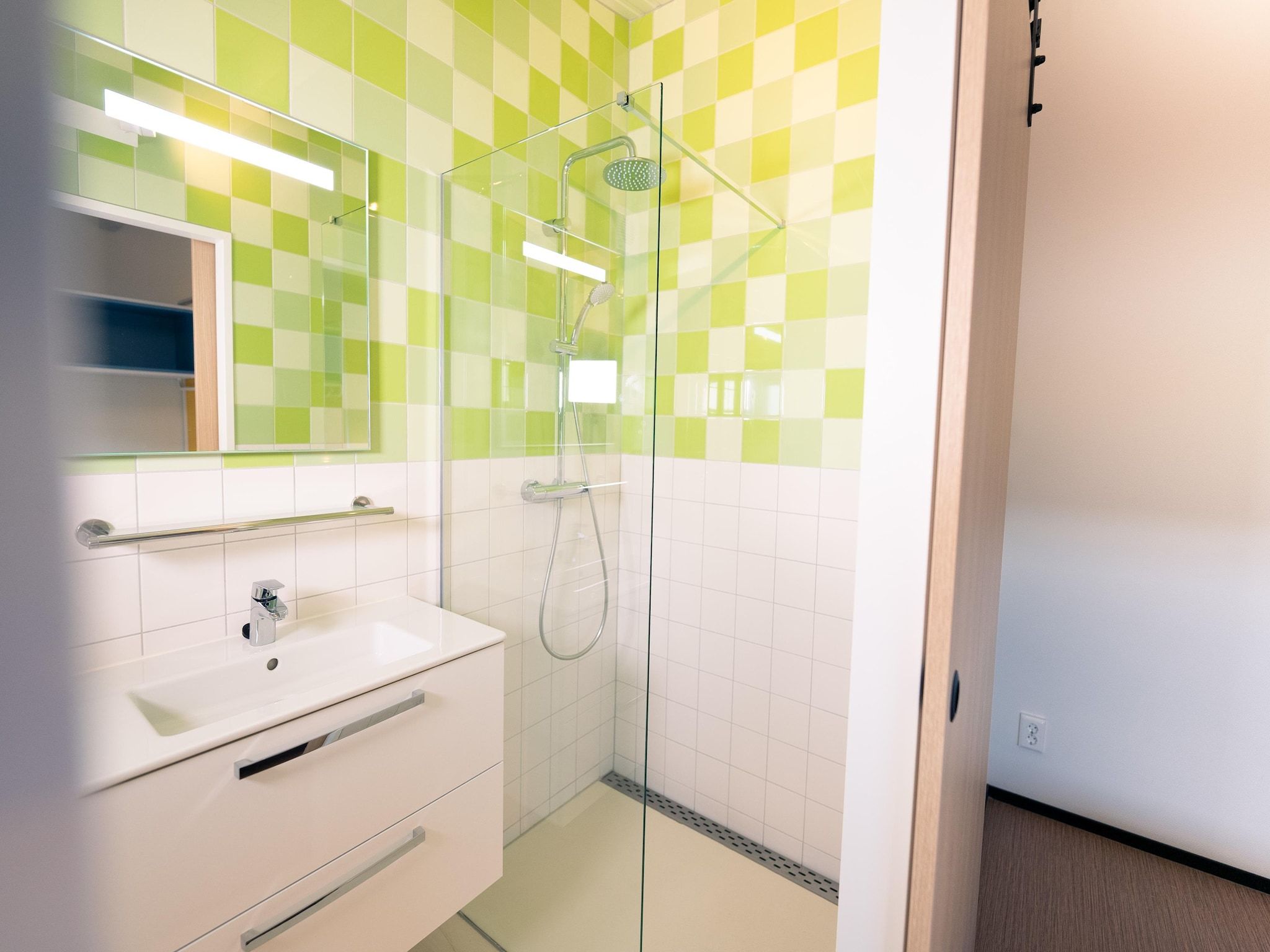 De badkamer van Resort Callantsoog 3 in Callantsoog