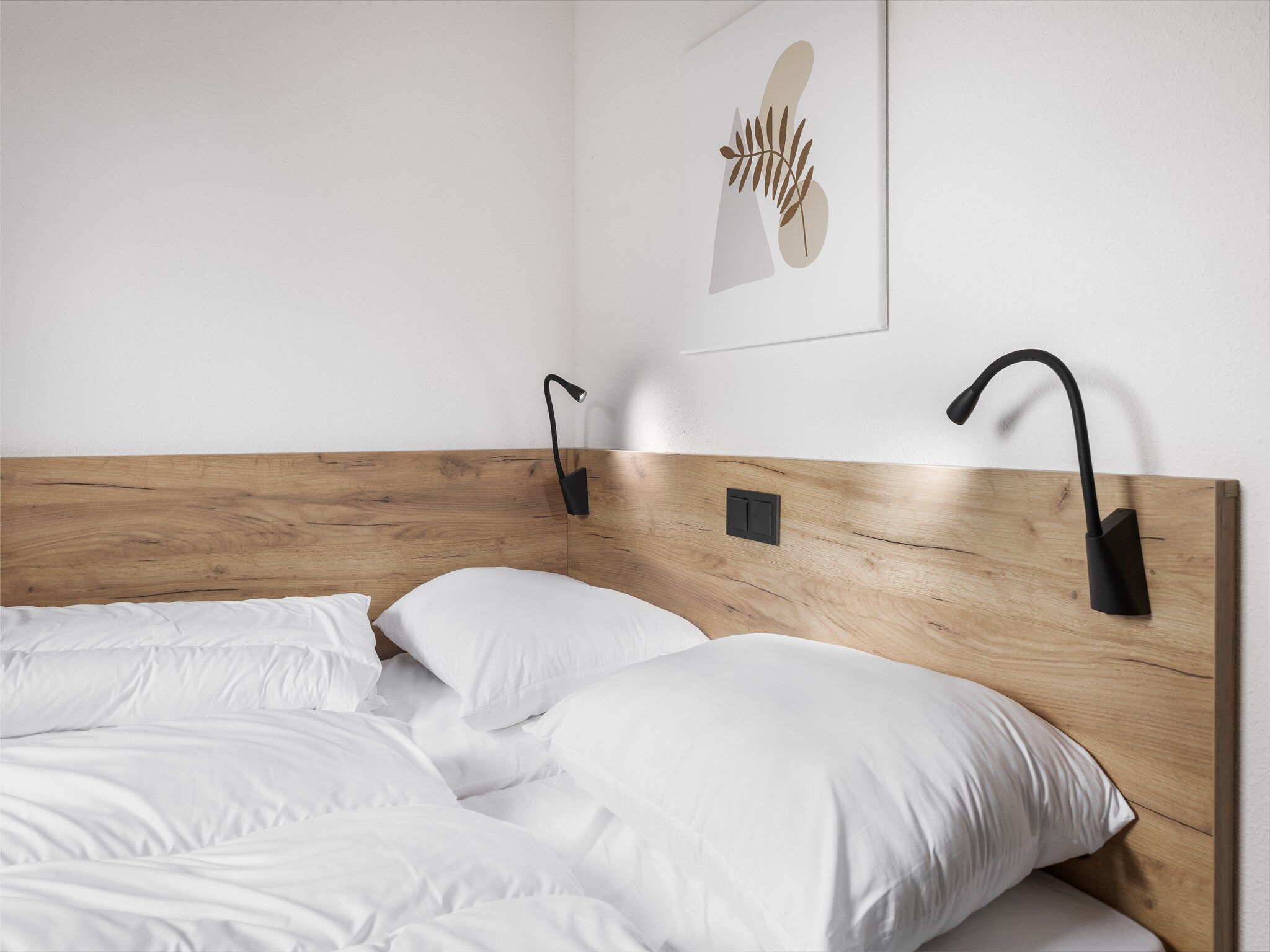 Een slaapkamer van Vakantiepark De Heihorsten 1 in Someren