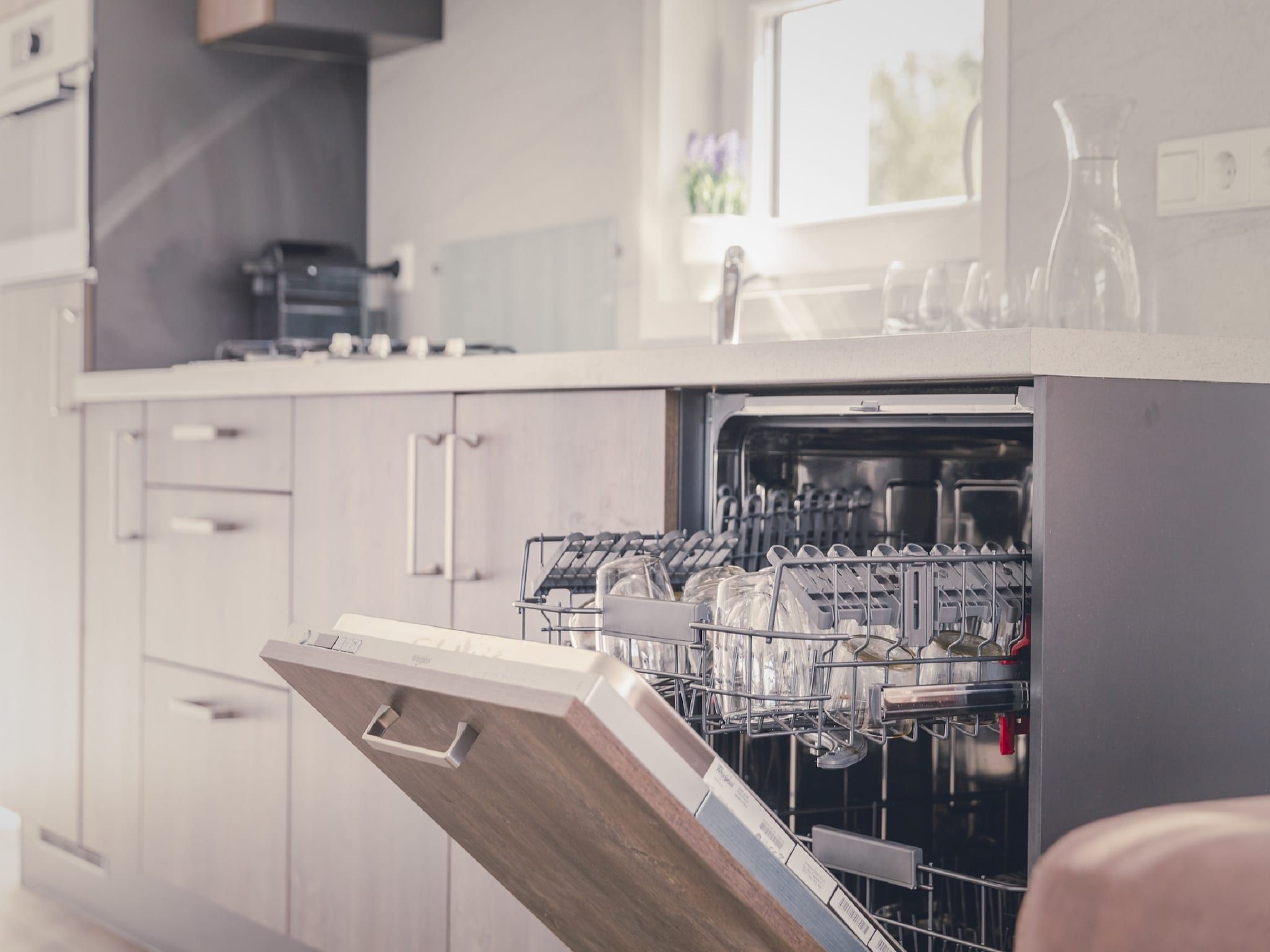 De keuken van Vakantiepark Mölke 30 in Zuna