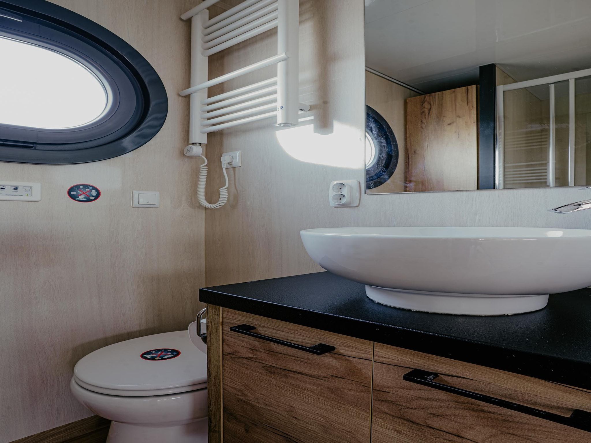 De badkamer van Waterpark de Meerparel 10 in Uitgeest