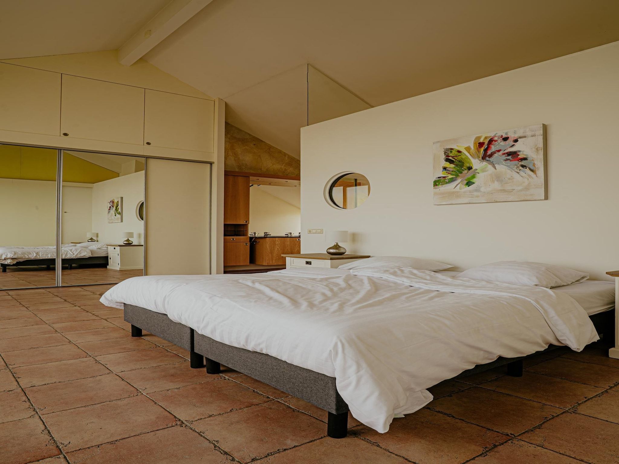 Een slaapkamer van Waterpark de Meerparel 12 in Uitgeest