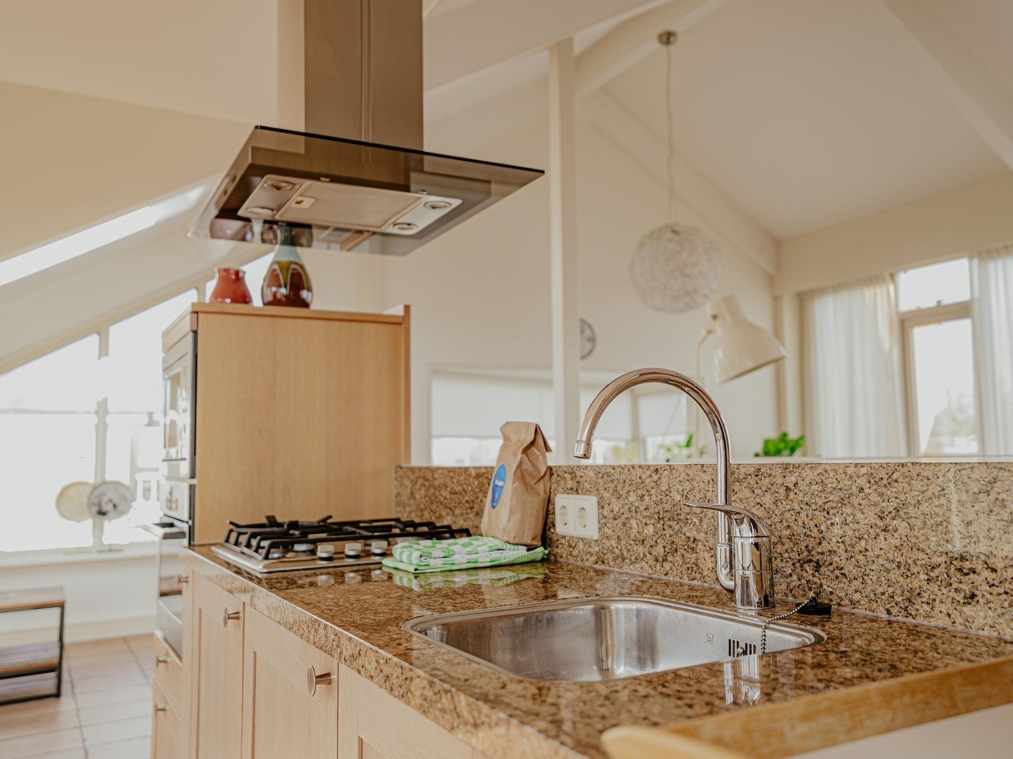 De keuken van Waterpark de Meerparel 12 in Uitgeest