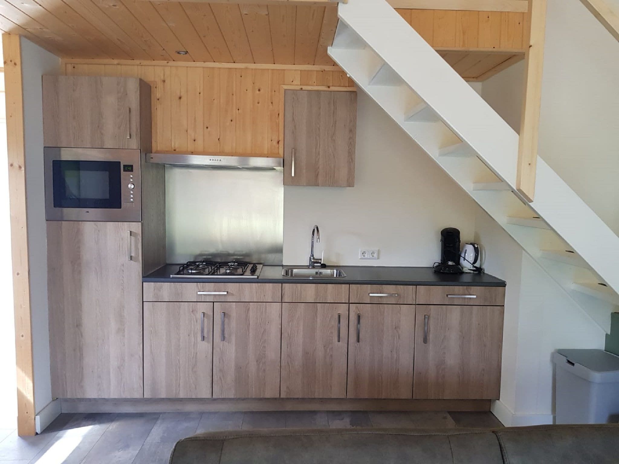 De keuken van Vakantiepark De Rimboe & De Woeste Hoogte 18 in Hoenderloo