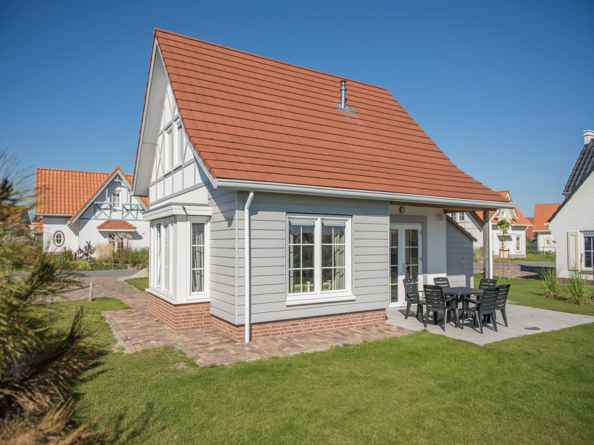 De buitenkant van Noordzee Residence Cadzand-Bad 16 in Cadzand-Bad