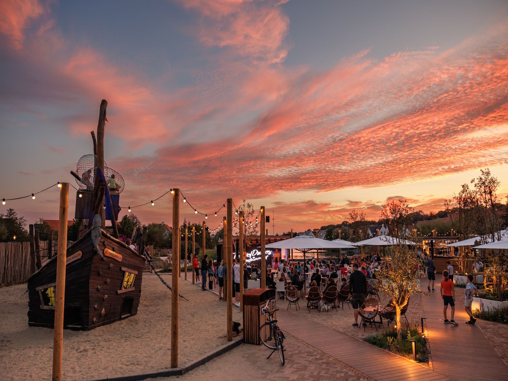 Parkfaciliteiten bij Noordzee Residence Cadzand-Bad 16 in Cadzand-Bad