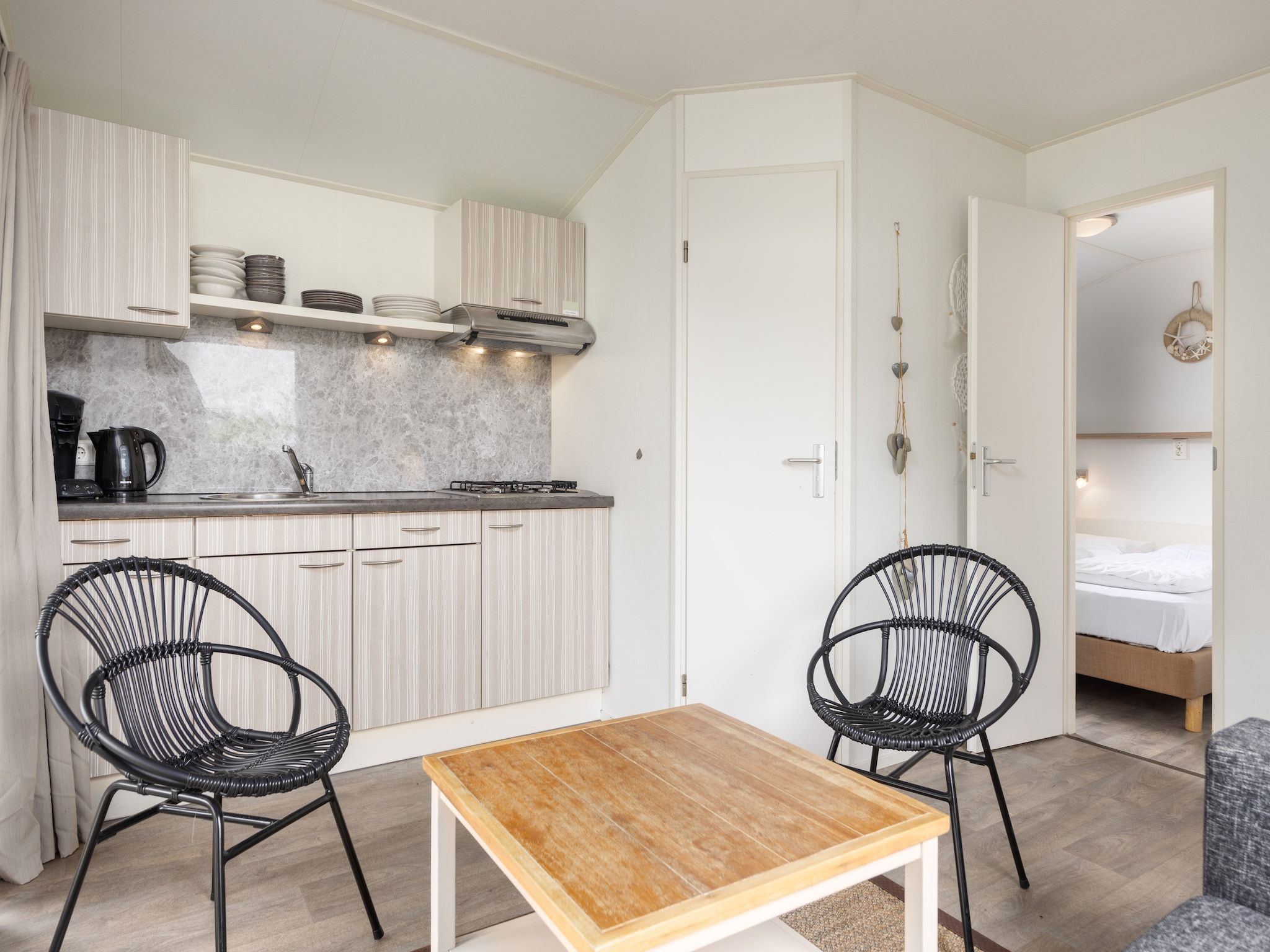 De keuken van Vakantiepark Callassande 4 in Callantsoog