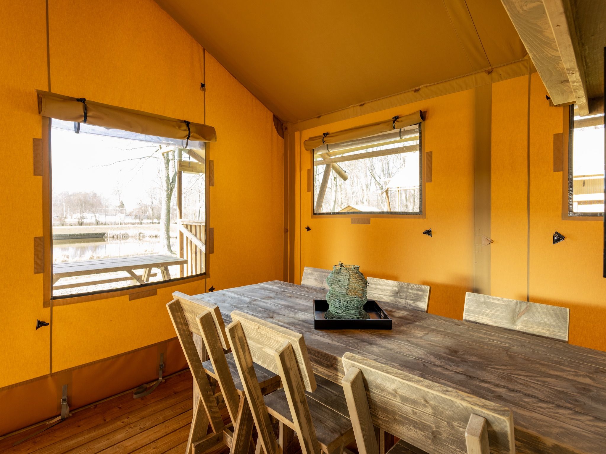 De eetkamer van Hunzepark 15 in Gasselternijveen