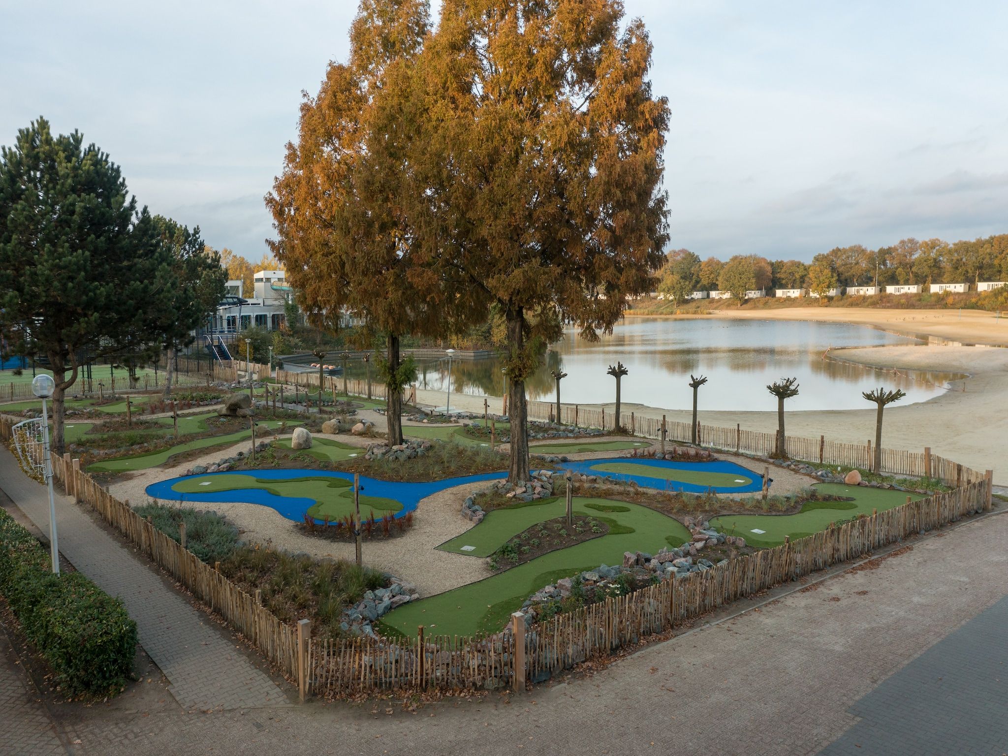 Parkfaciliteiten bij Vakantiepark Hunzedal 15 in Borger