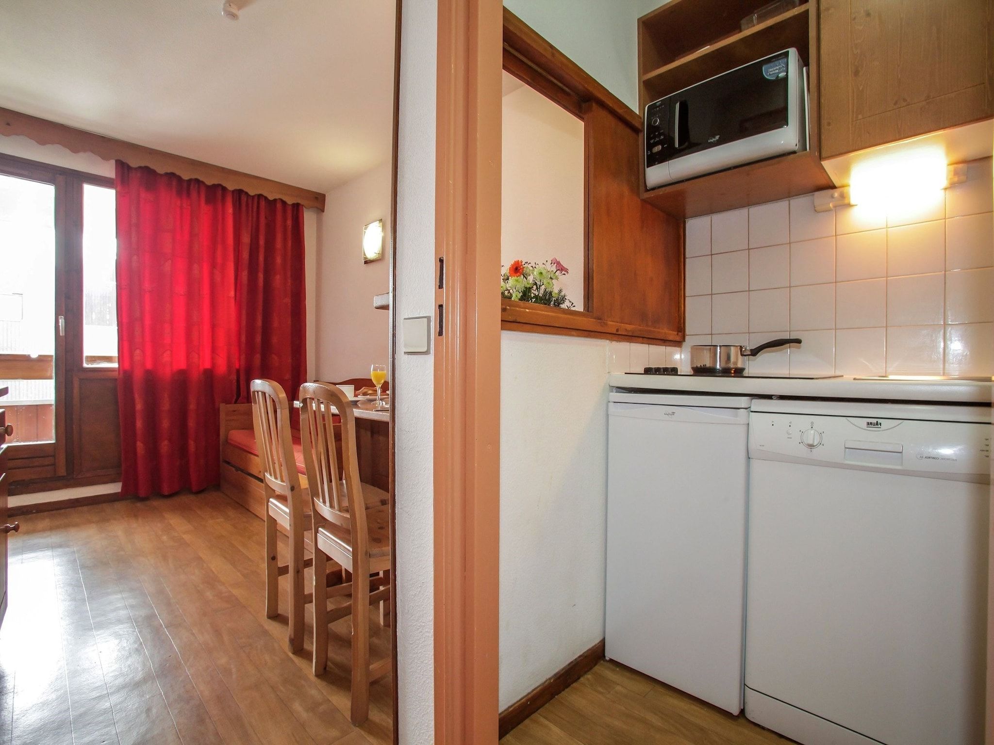 De keuken van Vakantiepark Klein Vink 19 in Arcen