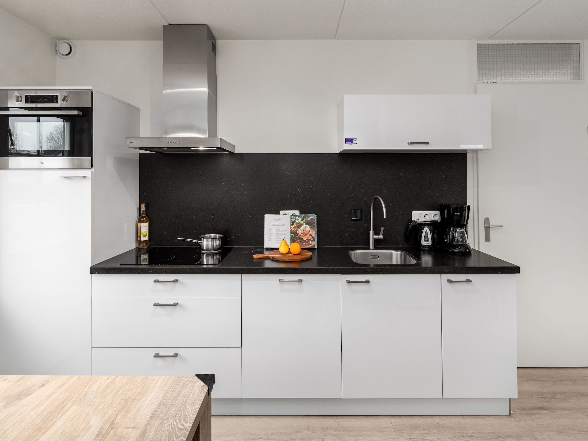 De keuken van Noordzee Résidence De Banjaard 19 in Kamperland