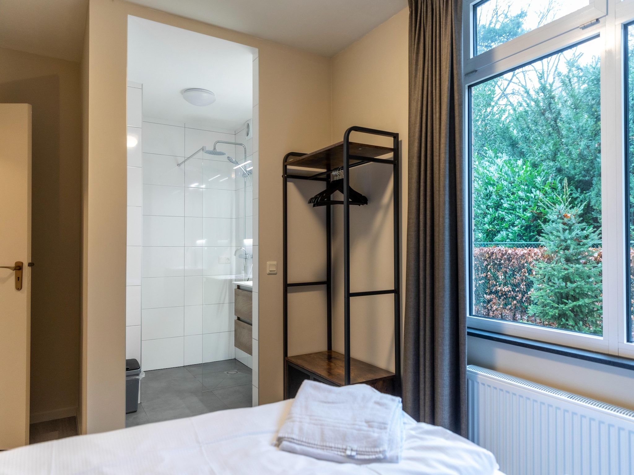 De badkamer van Vakantie bij Meeussen - Schuttersoord 2 in Mook