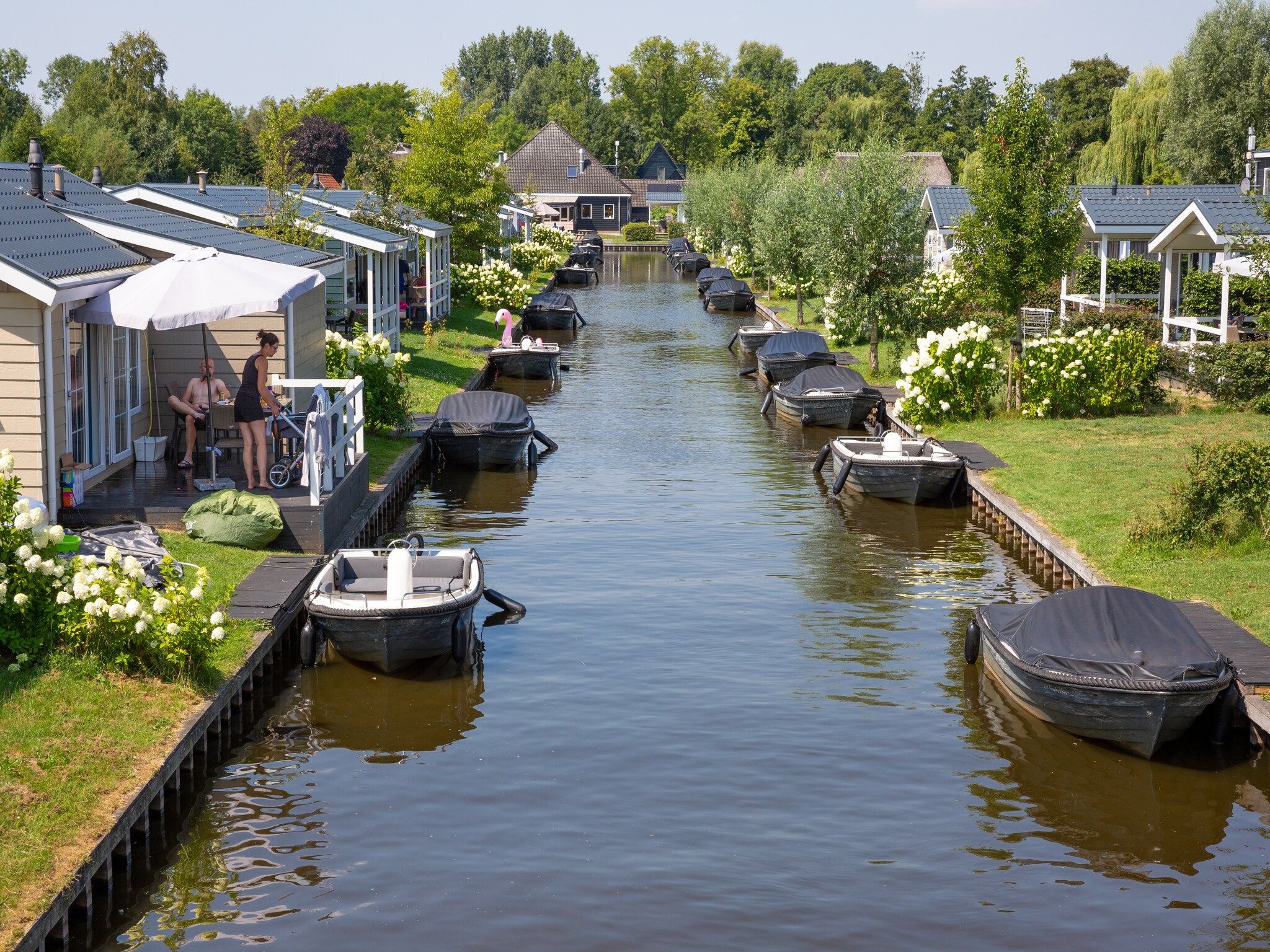 Parkfaciliteiten bij Vakantiepark Giethoorn 7 in Giethoorn