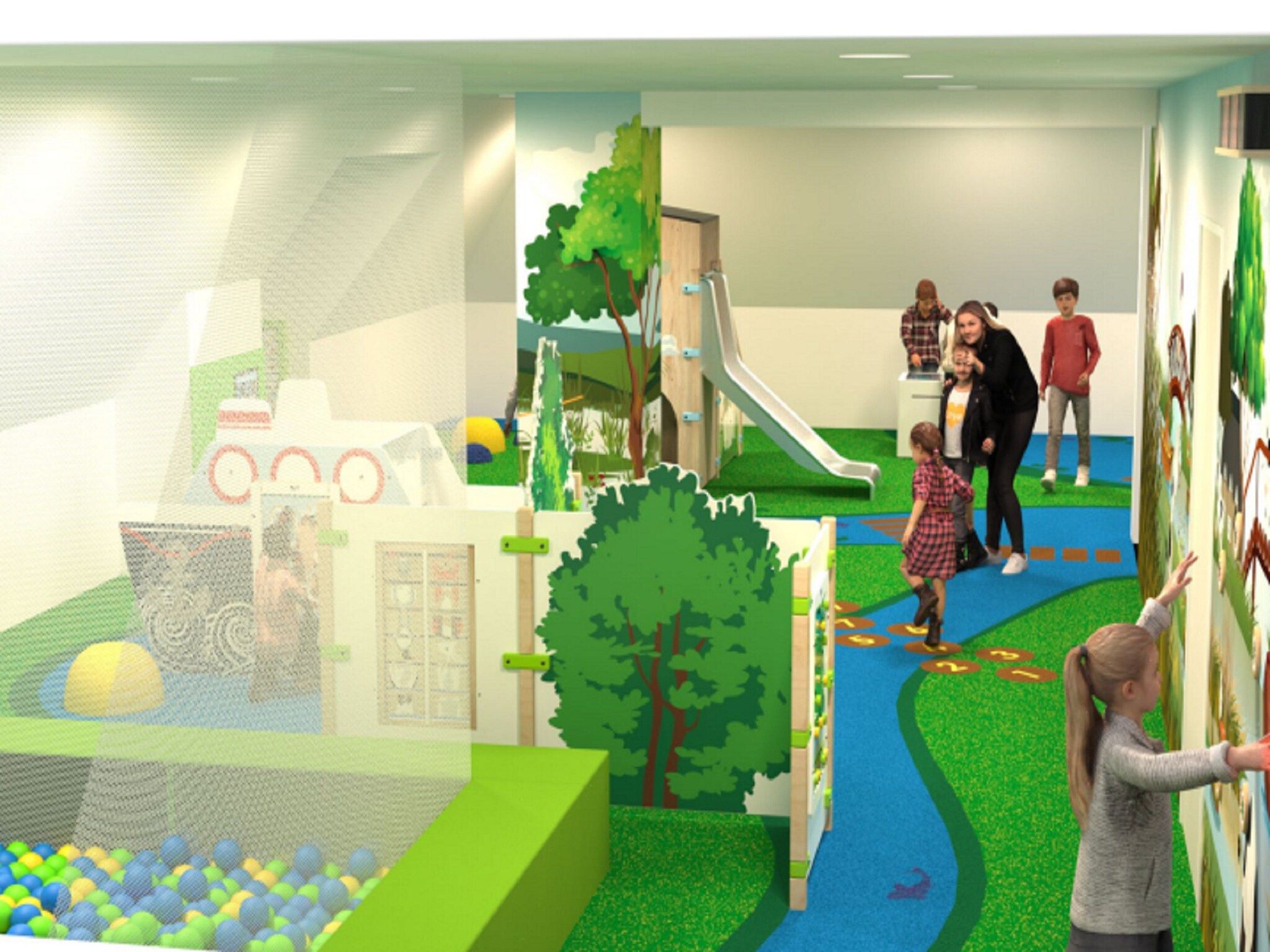 Parkfaciliteiten bij Vakantiepark Giethoorn 7 in Giethoorn