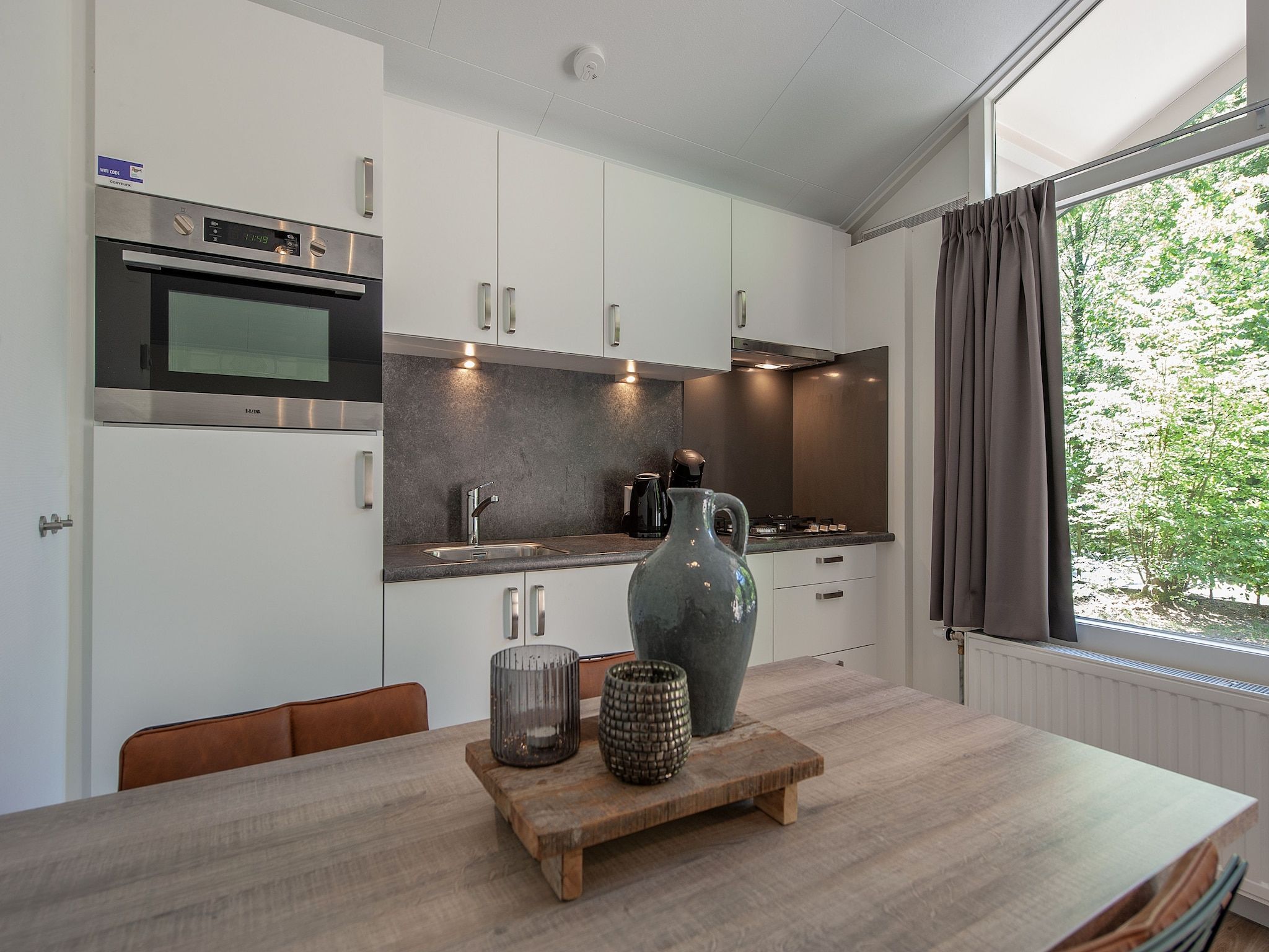 De keuken van Bospark de Schaapskooi 9 in Wissel/Epe