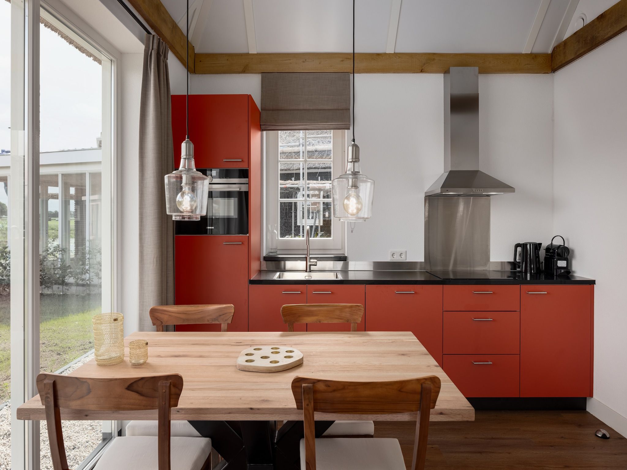 De keuken van Vakantiepark De Heihorsten 2 in Someren