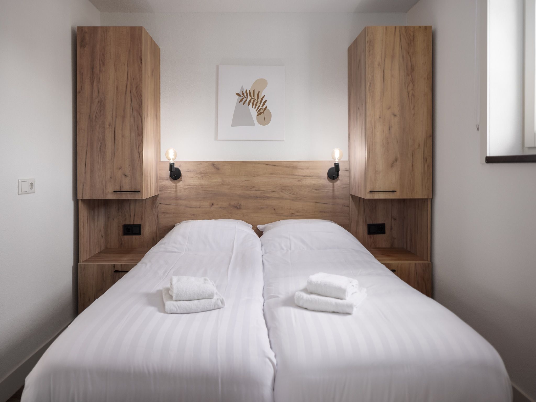 Een slaapkamer van Vakantiepark De Heihorsten 2 in Someren