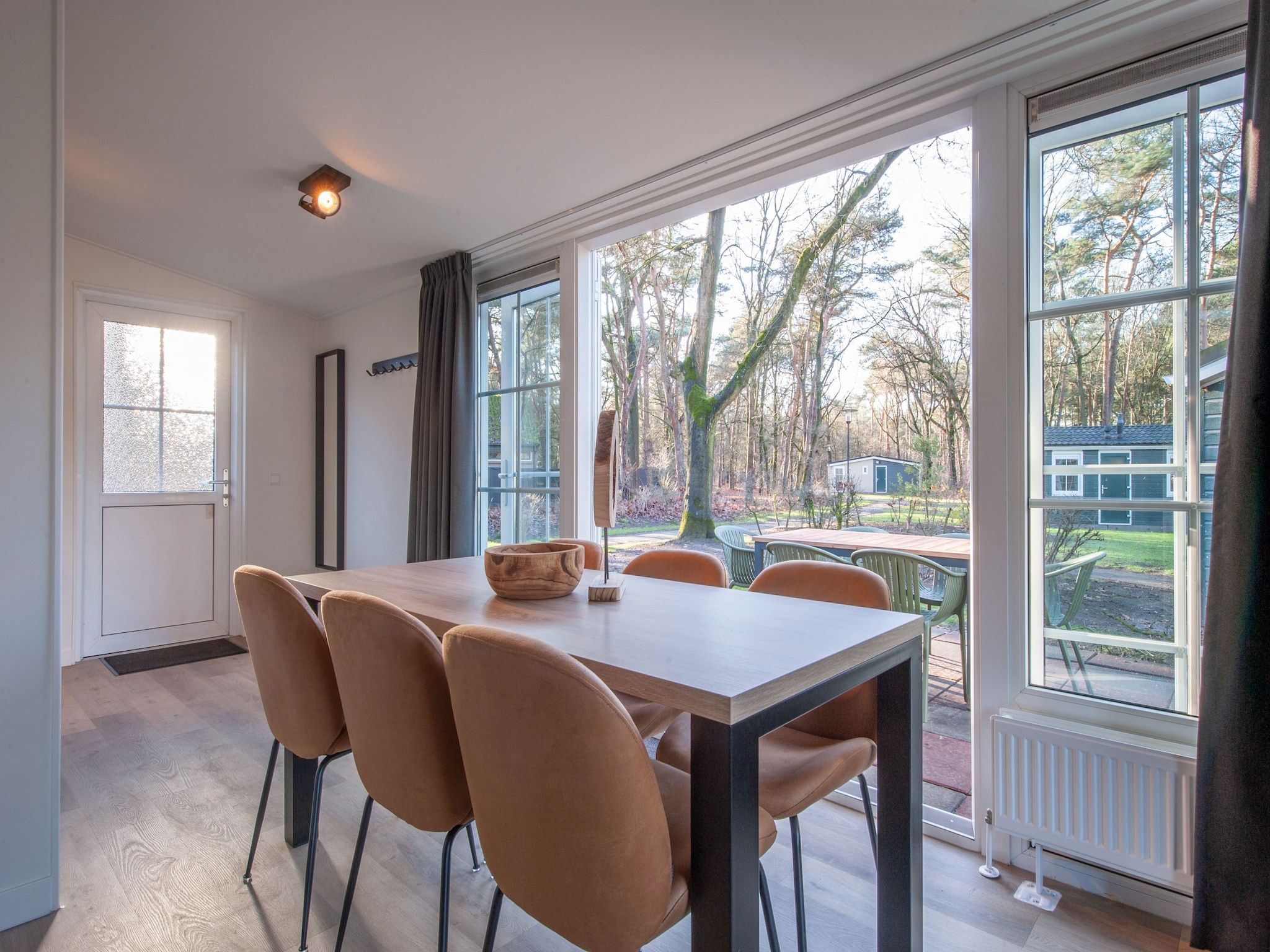 De eetkamer van Park De Peel 2 in Vlierden