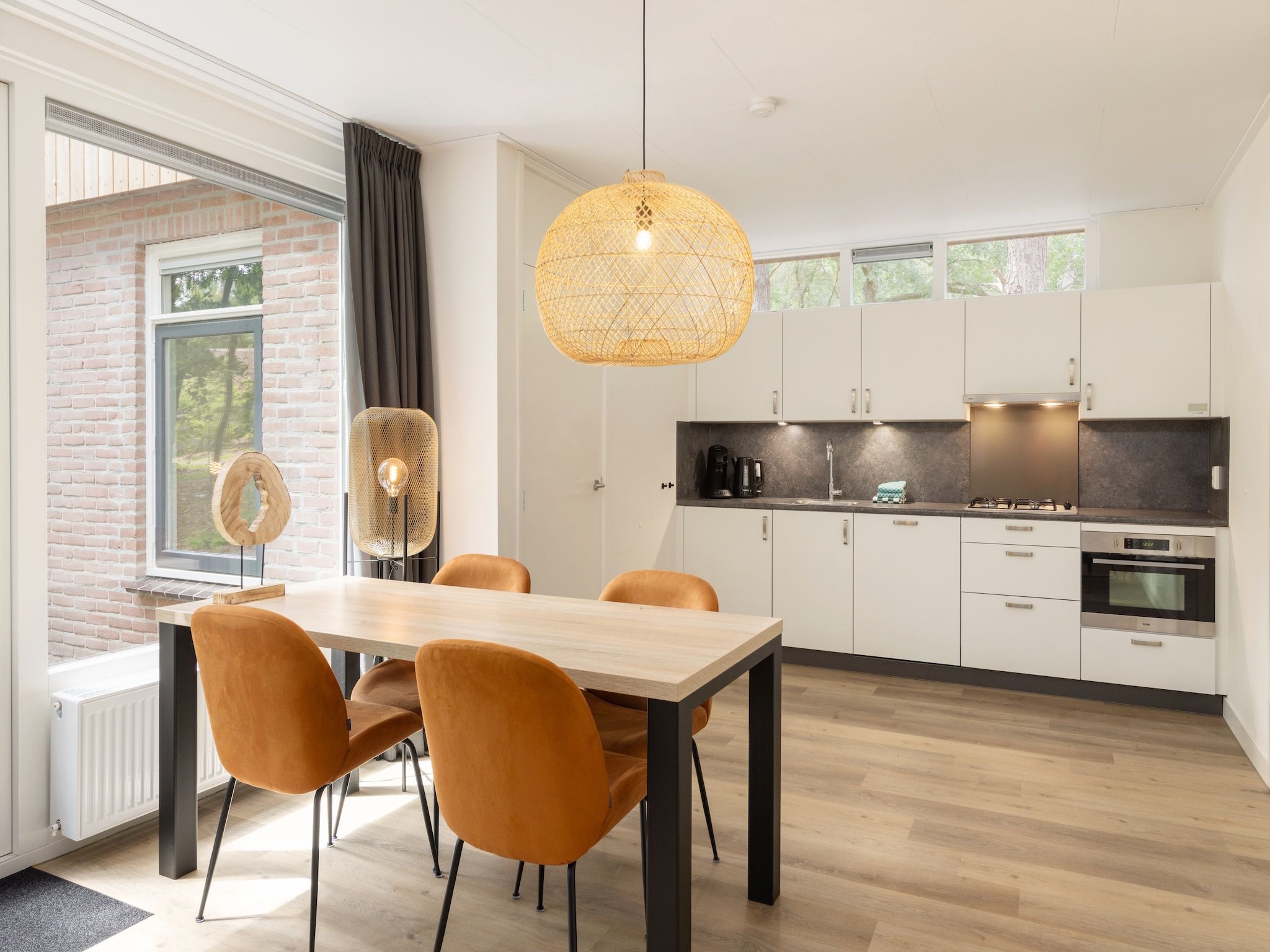 De keuken van Park De Peel 3 in Vlierden