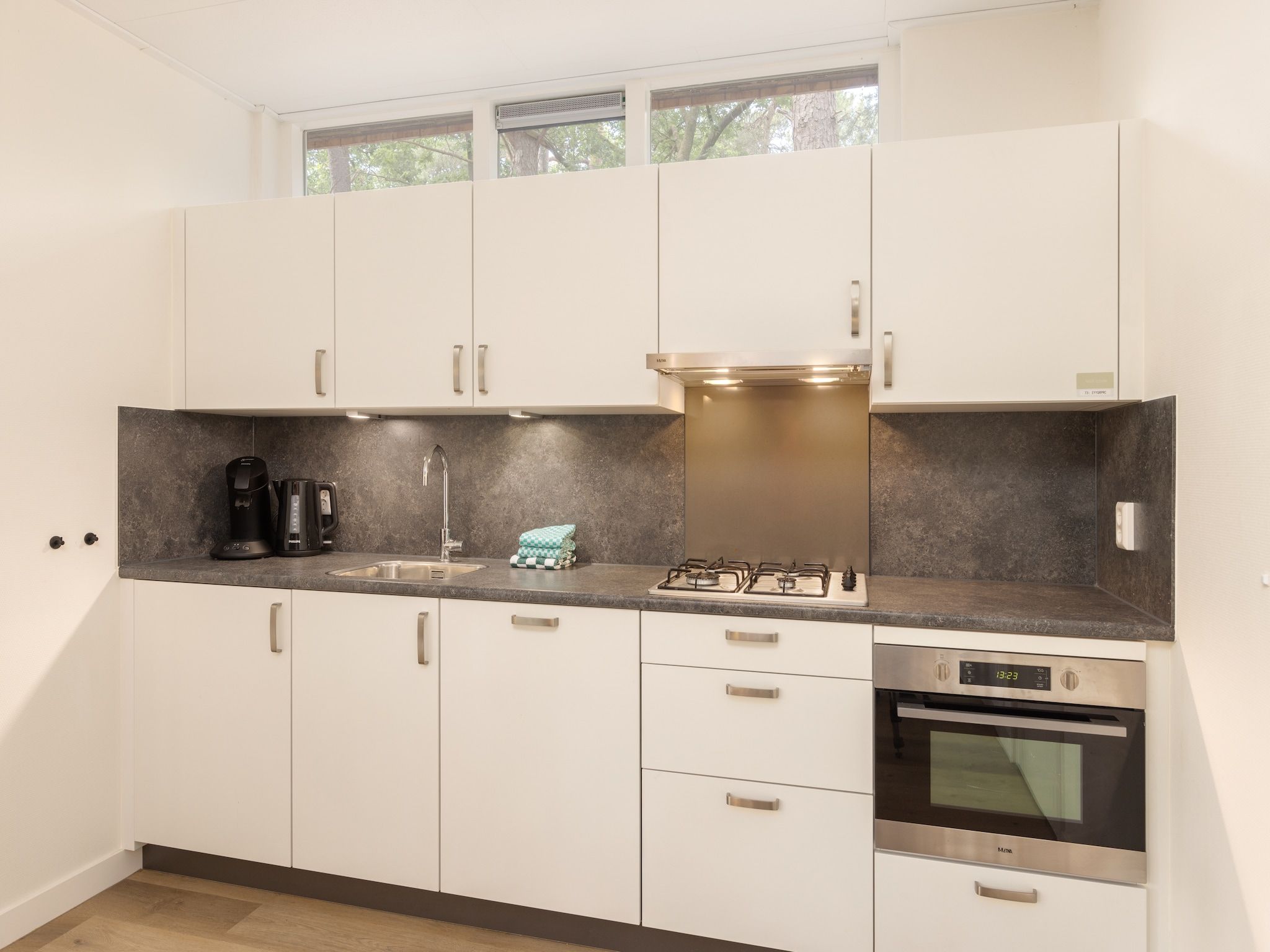 De keuken van Park De Peel 3 in Vlierden