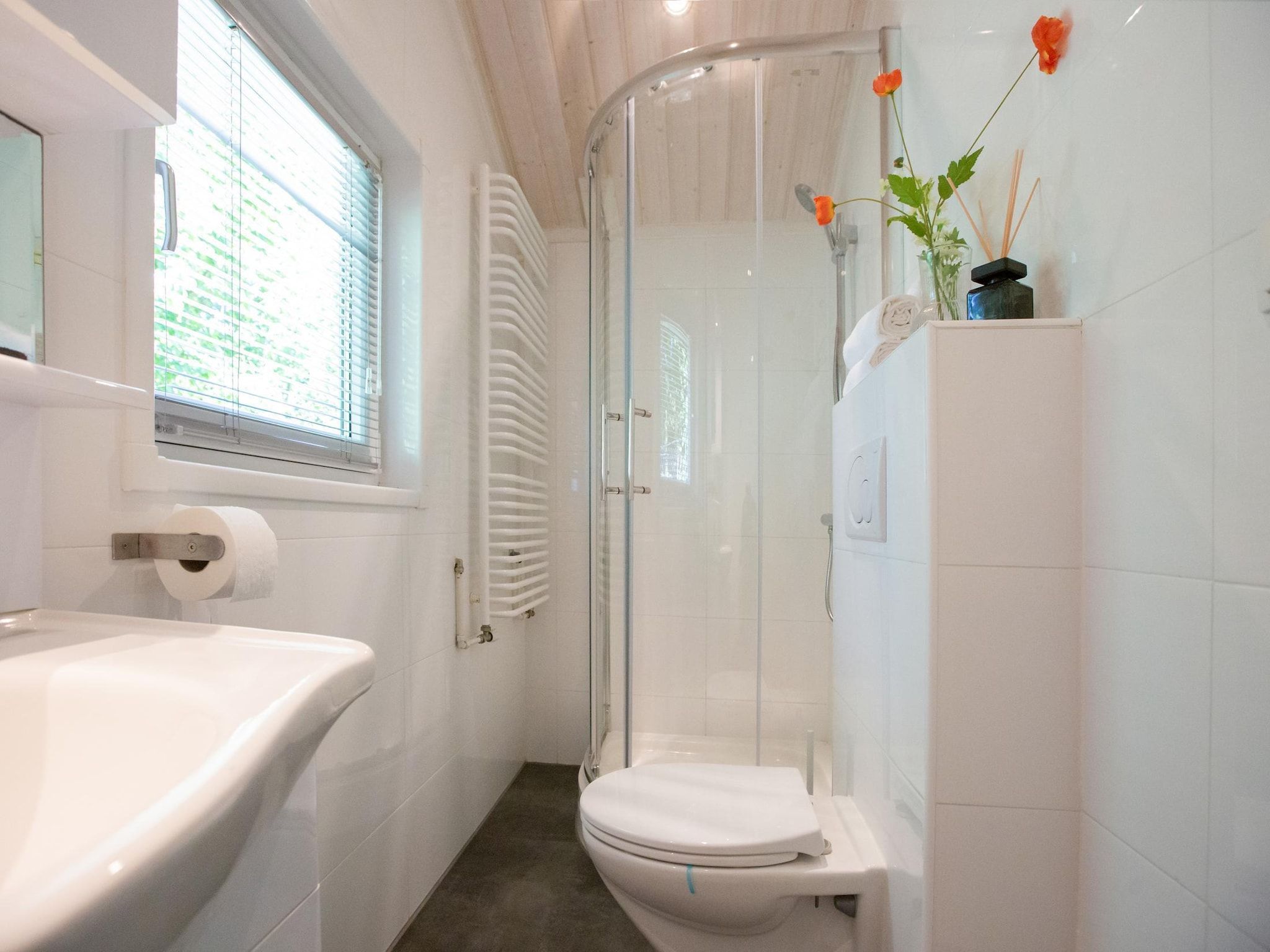 De badkamer van Vakantiepark Latour 3 in Oirschot