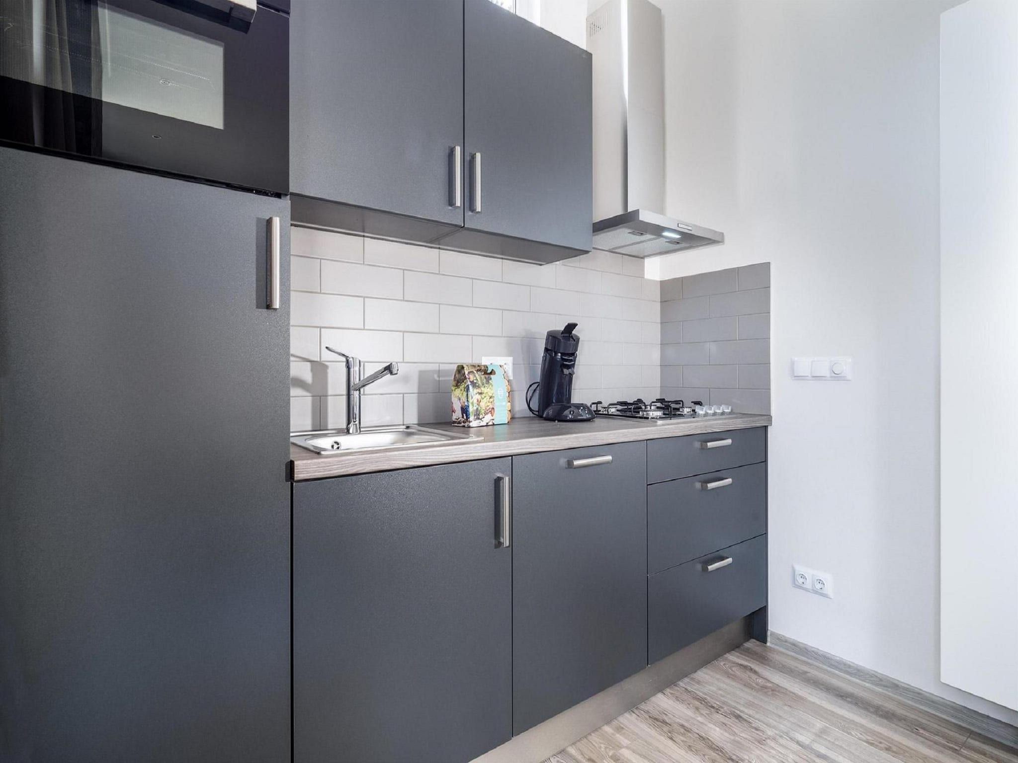 De keuken van Vakantiepark De Rimboe & De Woeste Hoogte 24 in Hoenderloo