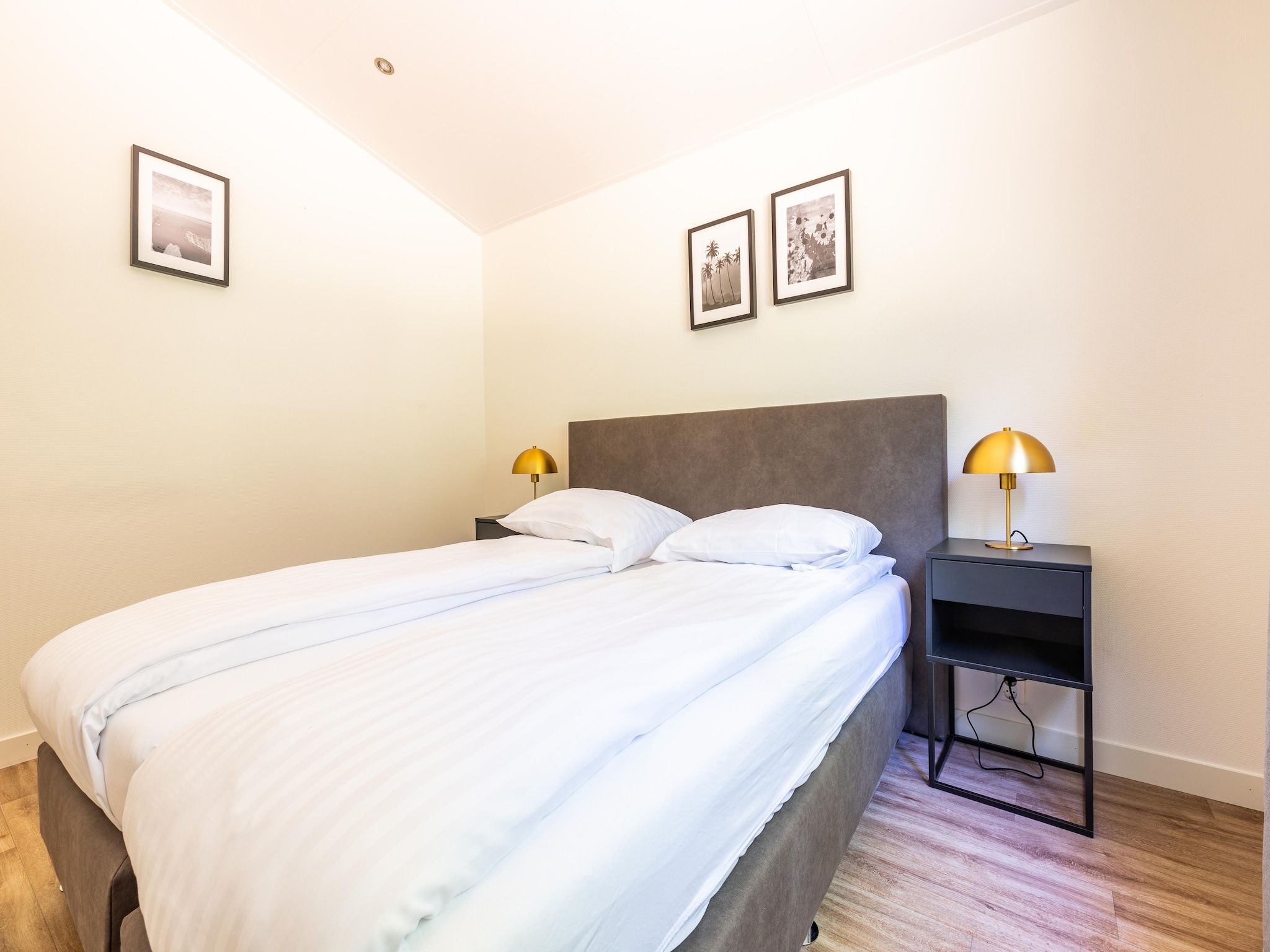 Een slaapkamer van Vakantiepark Molenvelden 1 in Veldhoven