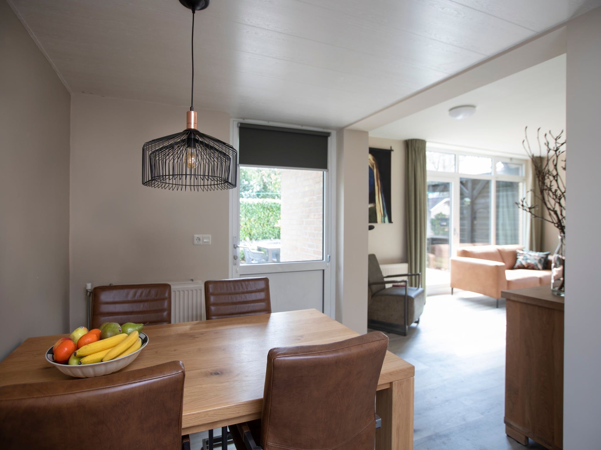 De eetkamer van Vakantie bij Meeussen - Schuttersoord 3 in Mook