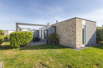 Lodge vlakbij het strand met vaatwasser in Callantsoog