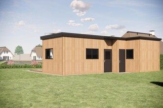 Chalet aan het water in Idskenhuizen Park in Idskenhuizen