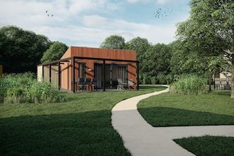 Lodge in Arcen bij Recreatiemeer in Arcen