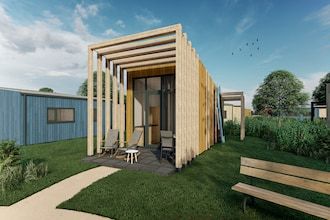 Tiny House in Arcen met Kano bij Meer in Arcen