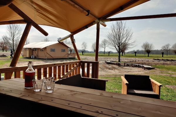 Uitzicht - Forest-Edge Glamping Tent in Bant (5)