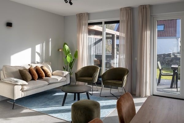 Woonkamer - Vakantiehuis in Nieuwvliet-Bad bij Strand in Nieuwvliet (2)
